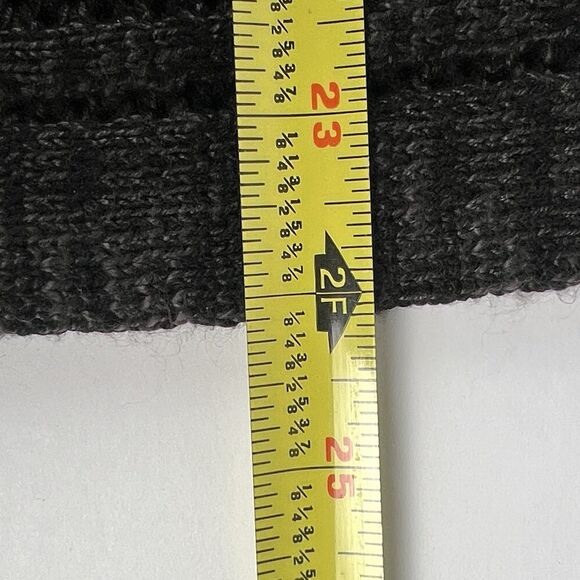 Maurices Sz XL Black Sweater Chunky Ribbed Open Knit - Picture 8 of 8